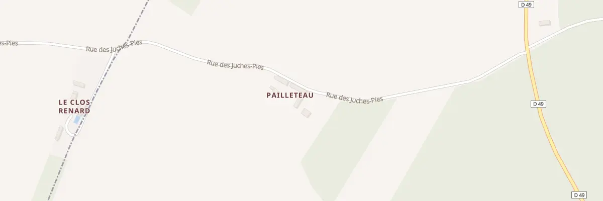 Plan du 3 Pailleteau à Saix