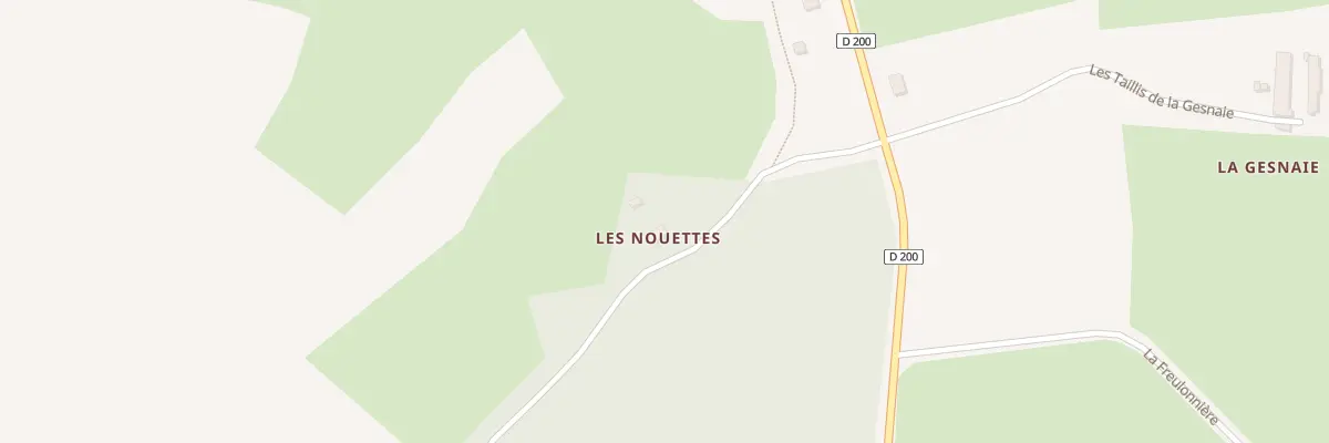 Plan du 5294 Les Nouettes à Moulins-le-Carbonnel