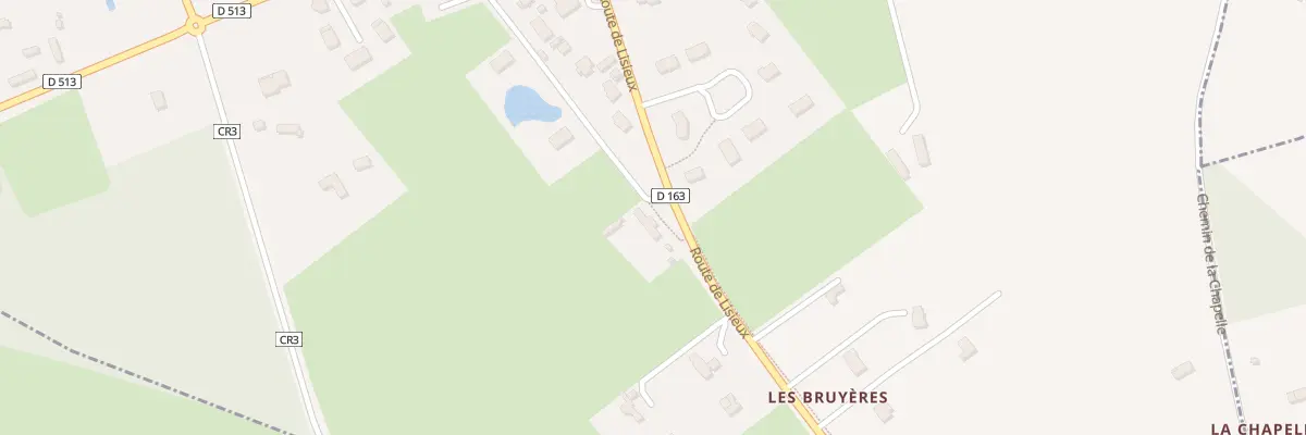 Plan du 274 Rue des Bruyères à Auberville