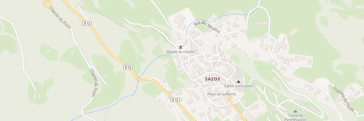 Plan du 5024 Le Bourg à Sazos