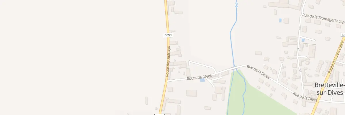Plan du 6 Rte des Aulnays -Thieville- à Saint-Pierre-en-Auge