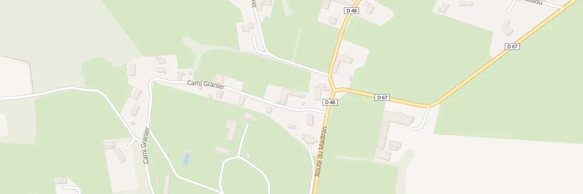 Plan du 2 Che Granier à Lascazères