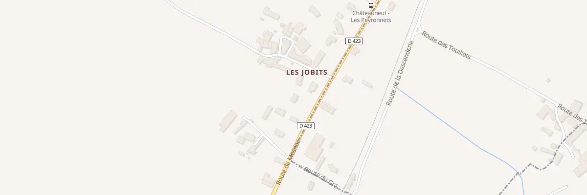 Plan du 1279 Rte de Mosnac à Châteauneuf-sur-Charente