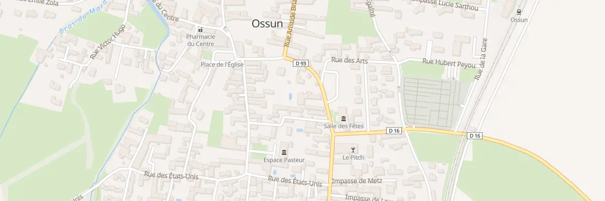 Plan du 2 Rte de Lourdes à Ossun