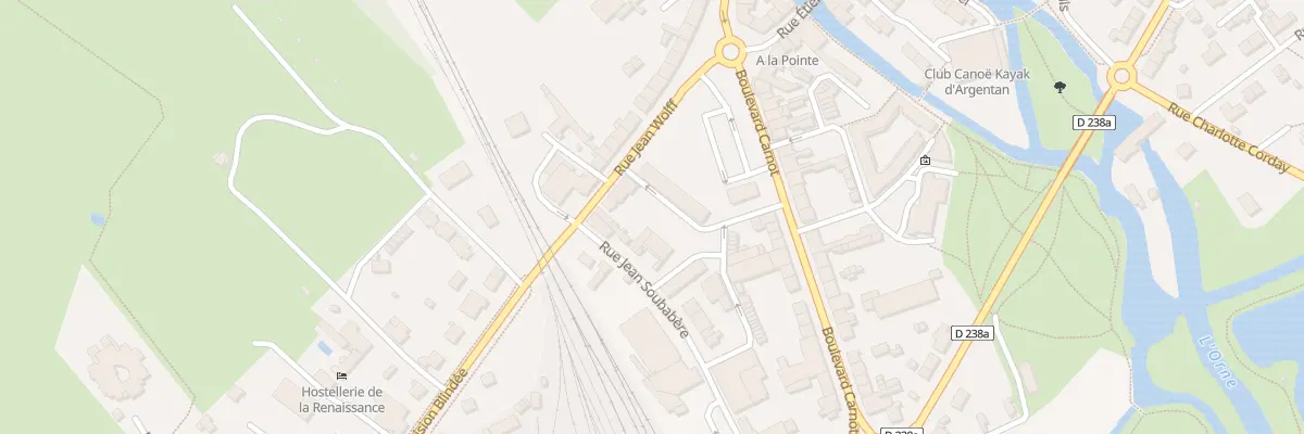 Plan du 3 Rue Jean Wolff à Argentan