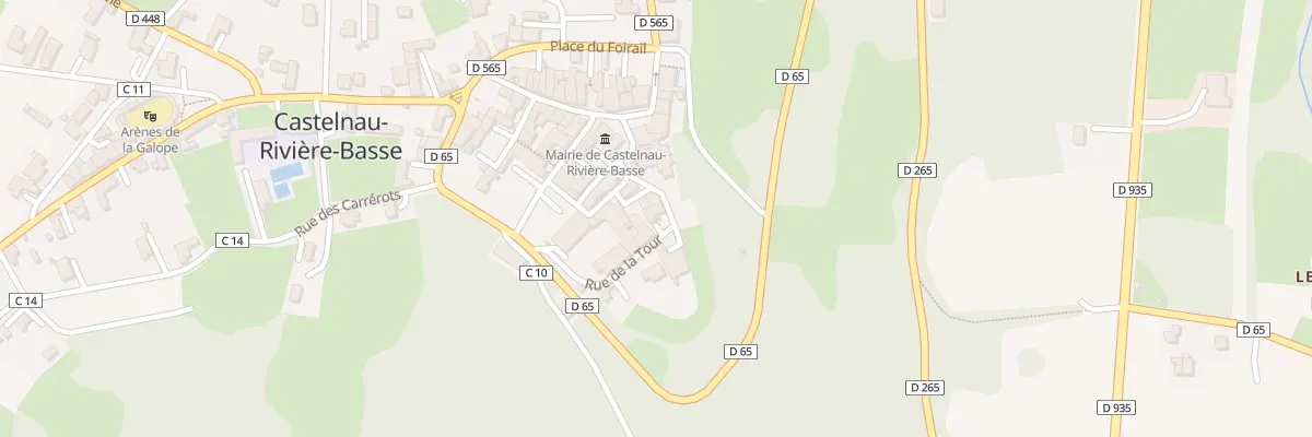 Plan du 2 Rue de la Tour à Castelnau-Rivière-Basse