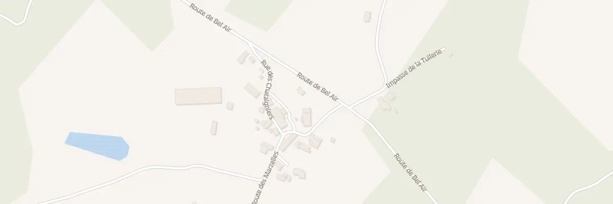 Plan du 2 Rue des Chataigniers à Yviers
