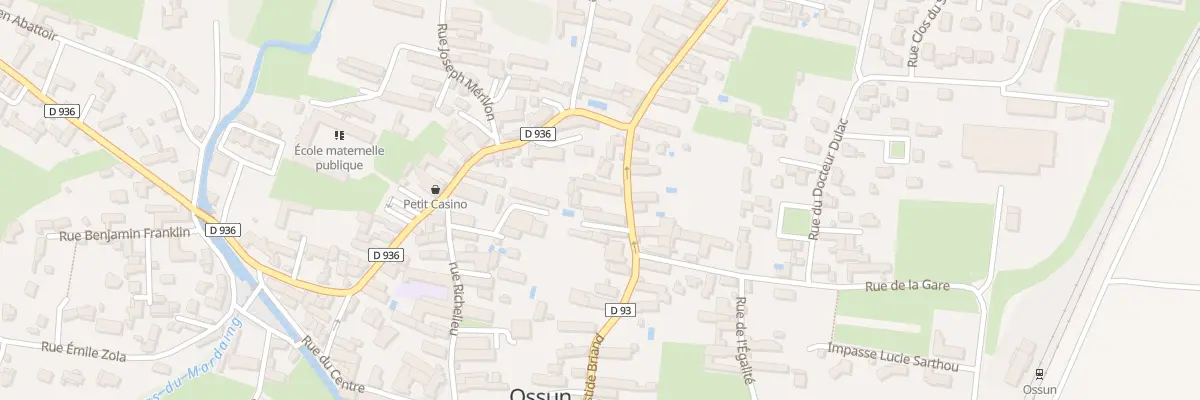 Plan du 24 Rue Aristide Briand à Ossun