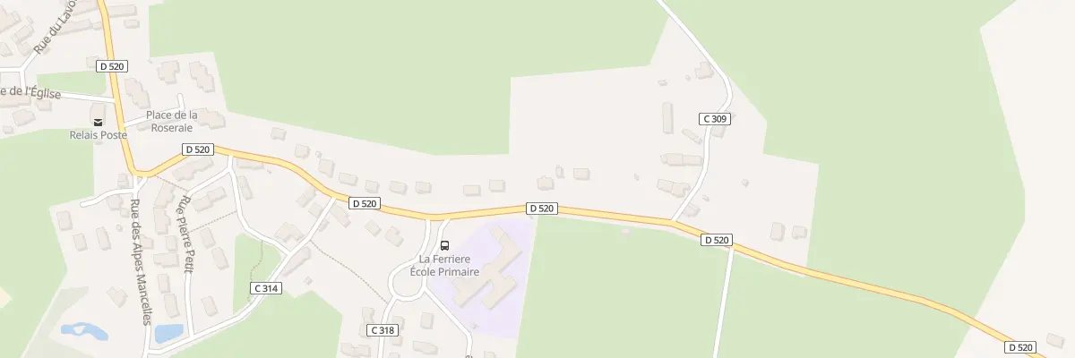 Plan du 21 Rue de la Billardière à La Ferrière-Bochard