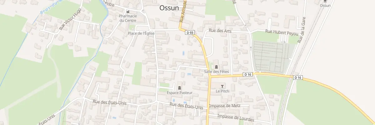 Plan du 2 Rue Paul Bert à Ossun