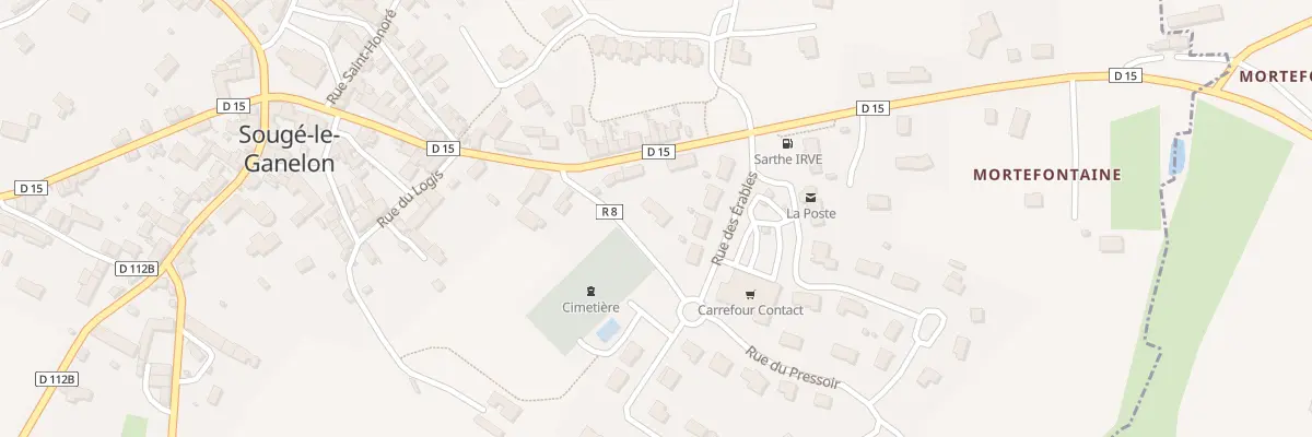 Plan du 1 Rue du Pressoir à Sougé-le-Ganelon
