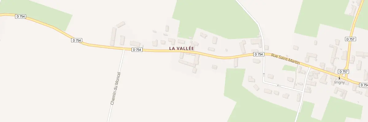 Plan du 7 La Vallee à Boischampré