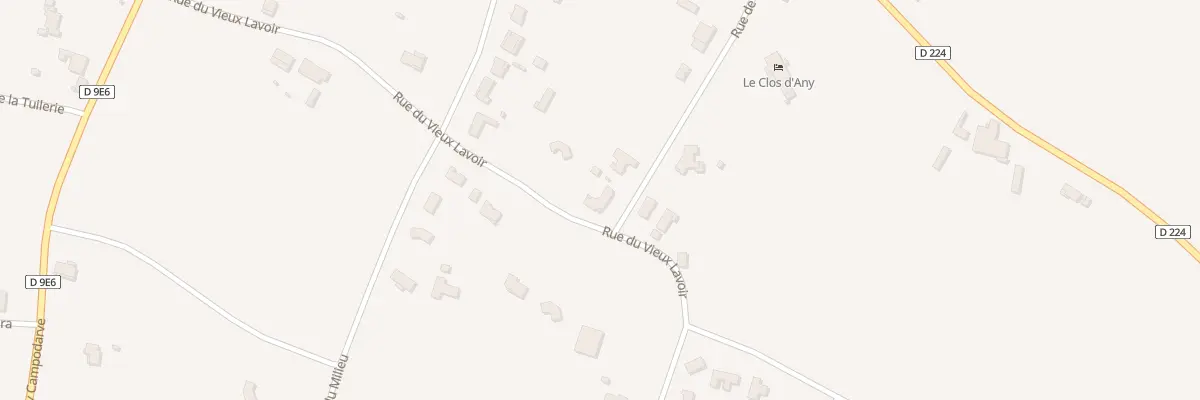 Plan du 425 Rue du Vieux Lavoir à Fontet