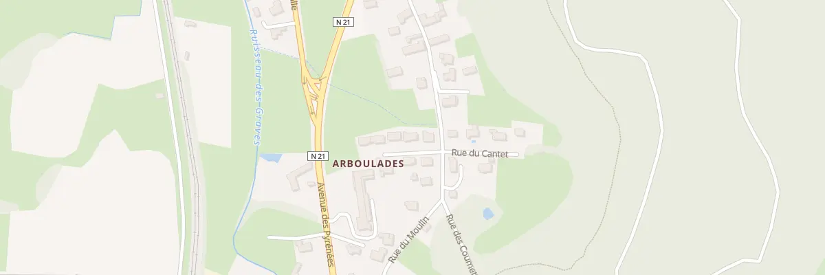 Plan du 4 Rue des Arboulades à Adé