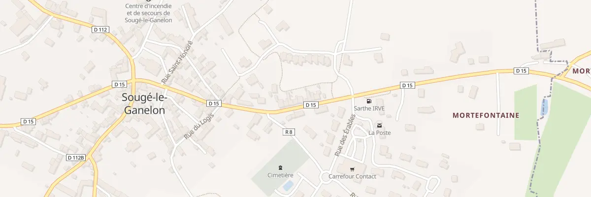 Plan du 9 Rue de la Martiniere à Sougé-le-Ganelon