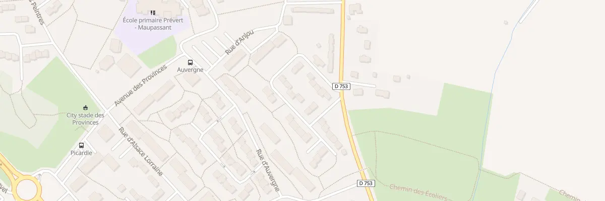 Plan du 6 Rue de Provence à Argentan