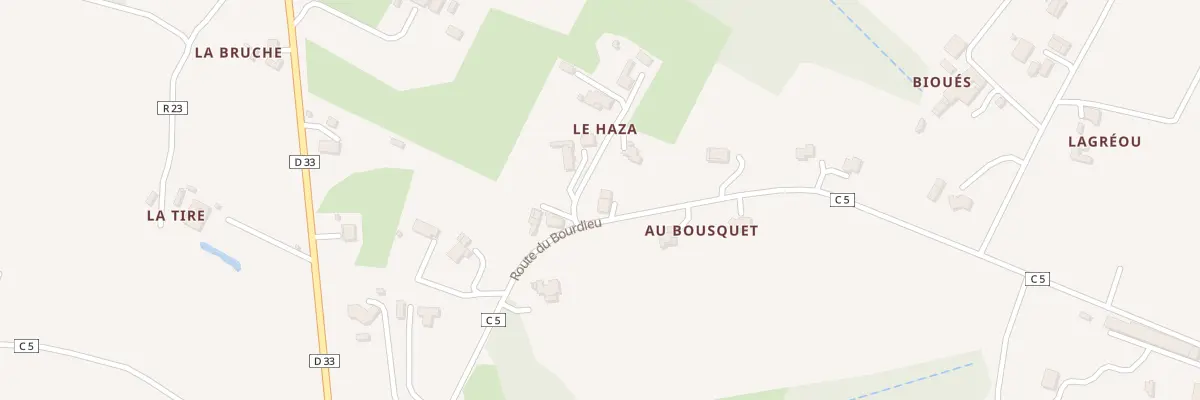 Plan du 1684 Rte du Bourdieu à Sainte-Christie-d’Armagnac