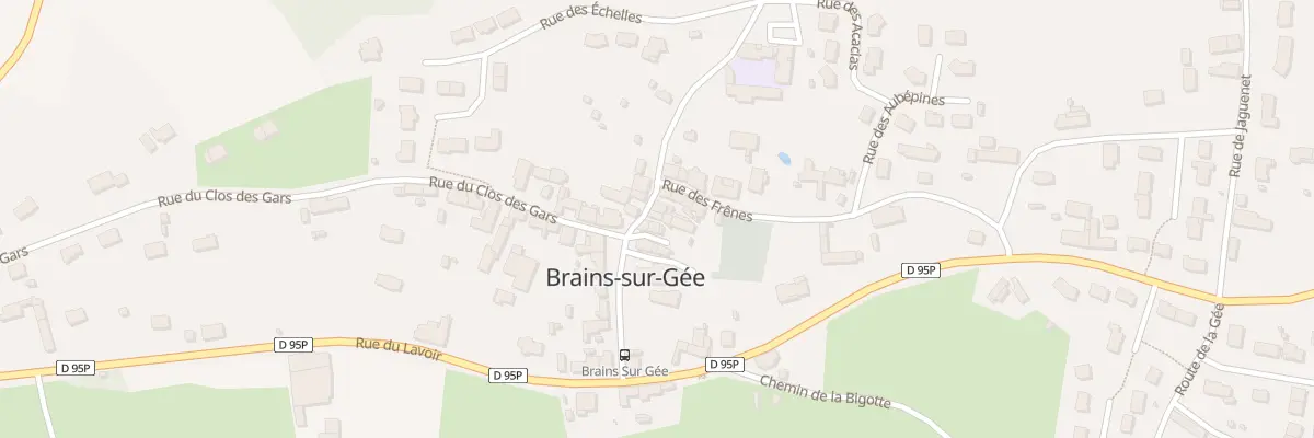 Plan du 4 Rue des Deux Cerisiers à Brains-sur-Gée