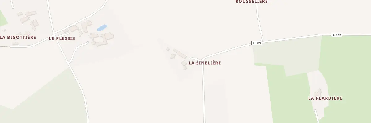 Plan du 5224 La Sinelliere à Clermont-Créans