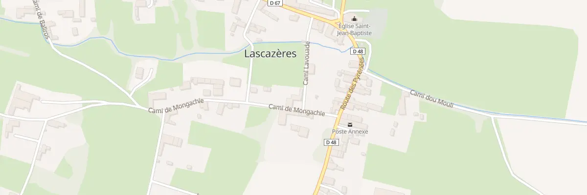Plan du 4 Che de Mongachie à Lascazères