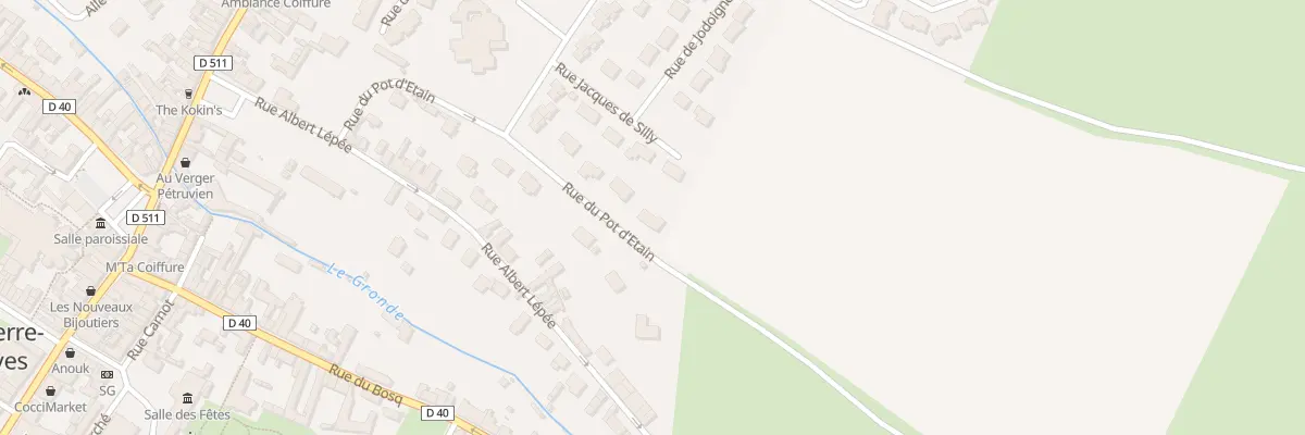 Plan du 14 Rue du Pot d’Étain à Saint-Pierre-en-Auge