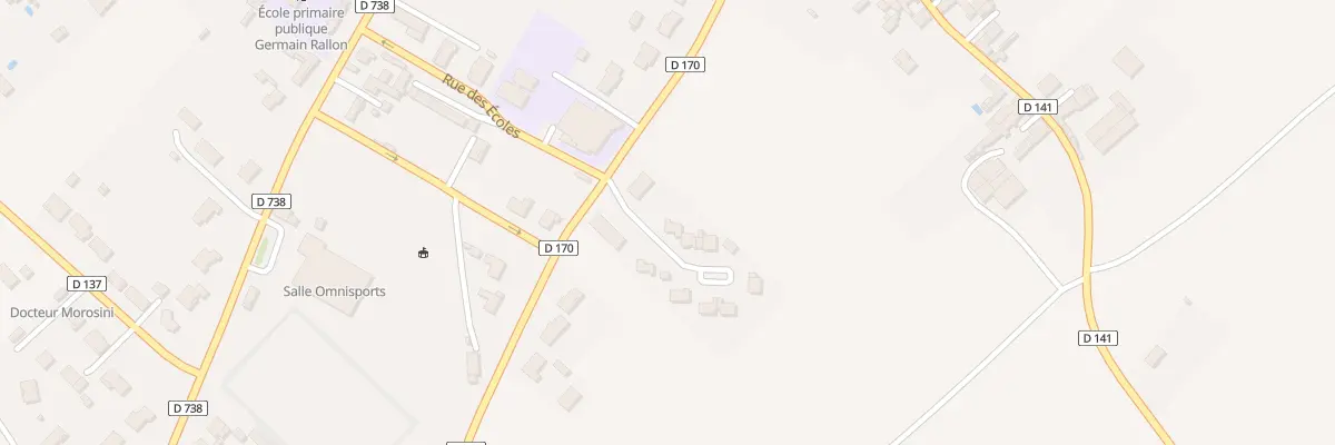 Plan du 6 Lot du Champs des Ormeaux à Thénezay