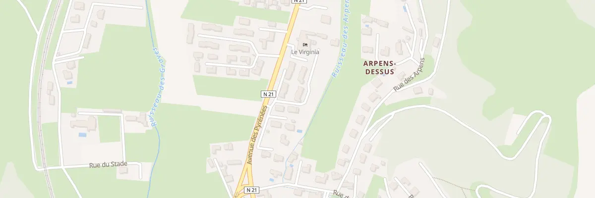 Plan du 1 Imp Virginia à Adé