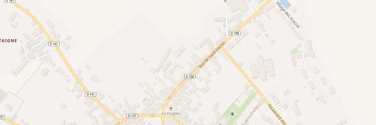 Plan du 27 Rue de Saint-Martin à Thénezay