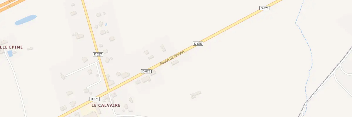 Plan du 5034 Le Calvaire à Angerville
