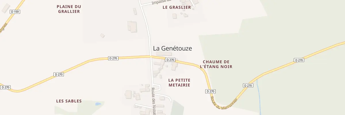 Plan du 5006 La Petite Metairie à La Genétouze