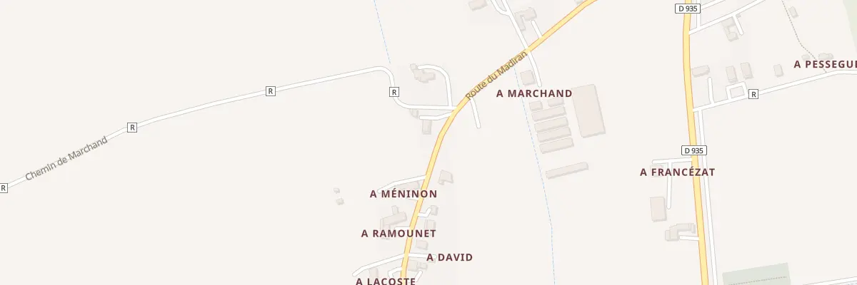 Plan du 5058B Rte du Madiran à Cahuzac-sur-Adour