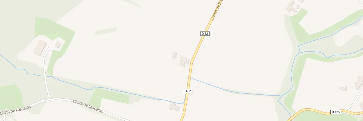 Plan du 1760 Cami de Pounsou à Montaner