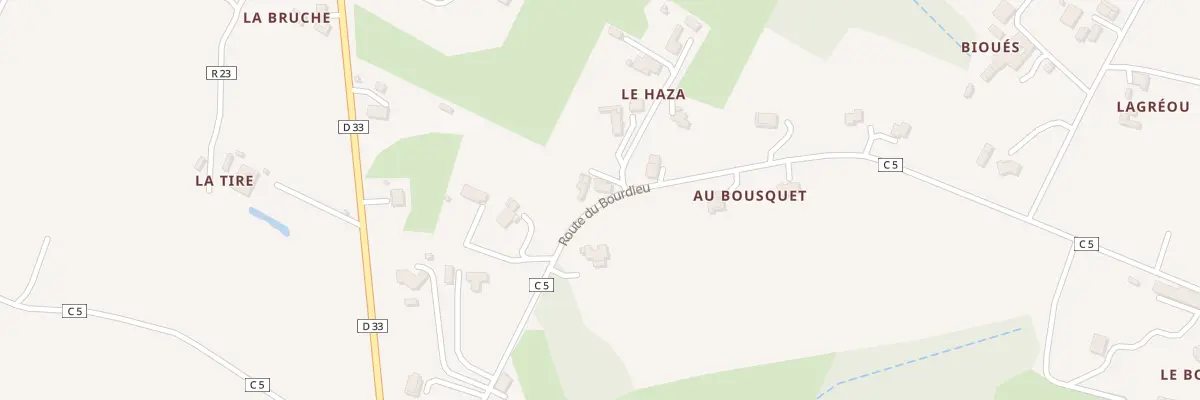 Plan du 1724 Rte du Bourdieu à Sainte-Christie-d’Armagnac