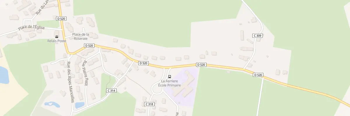Plan du 17 Rue de la Billardière à La Ferrière-Bochard