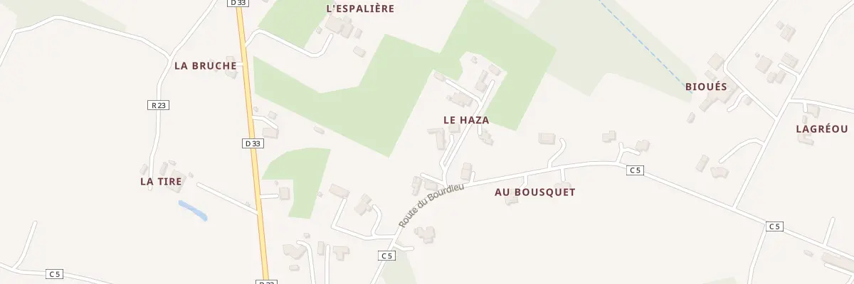 Plan du 6213 Au Haza à Sainte-Christie-d’Armagnac