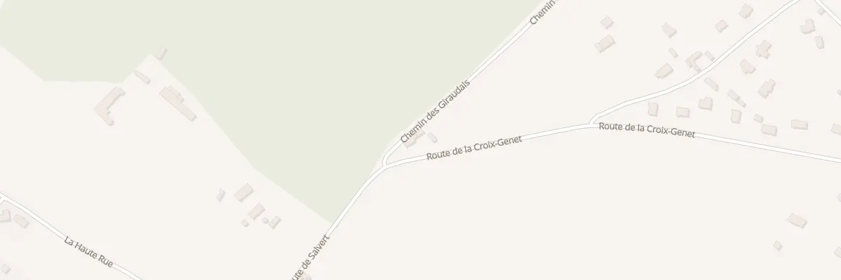 Plan du 7 Rte de la Croix Genet à Neuillé