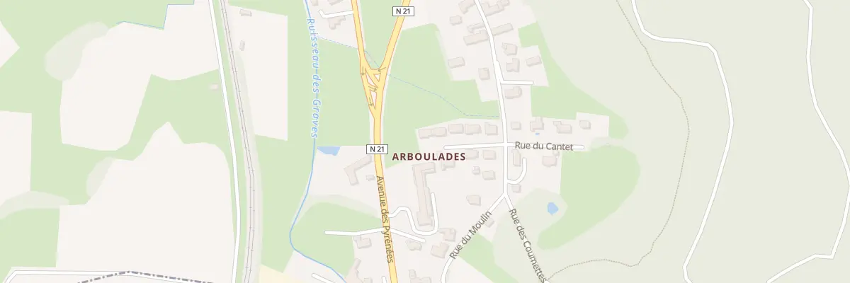Plan du 10 Rue des Arboulades à Adé