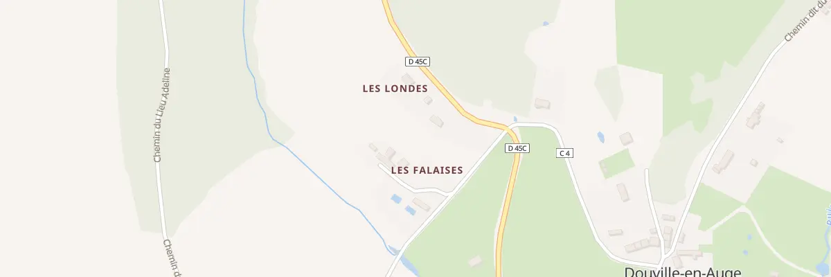 Plan du 5051 Les Falaises à Douville-en-Auge