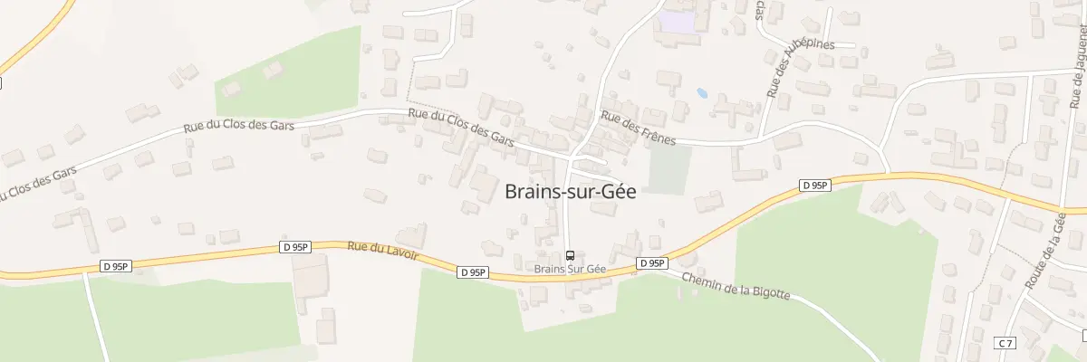 Plan du 7 Rue des Vieux Tilleuls à Brains-sur-Gée