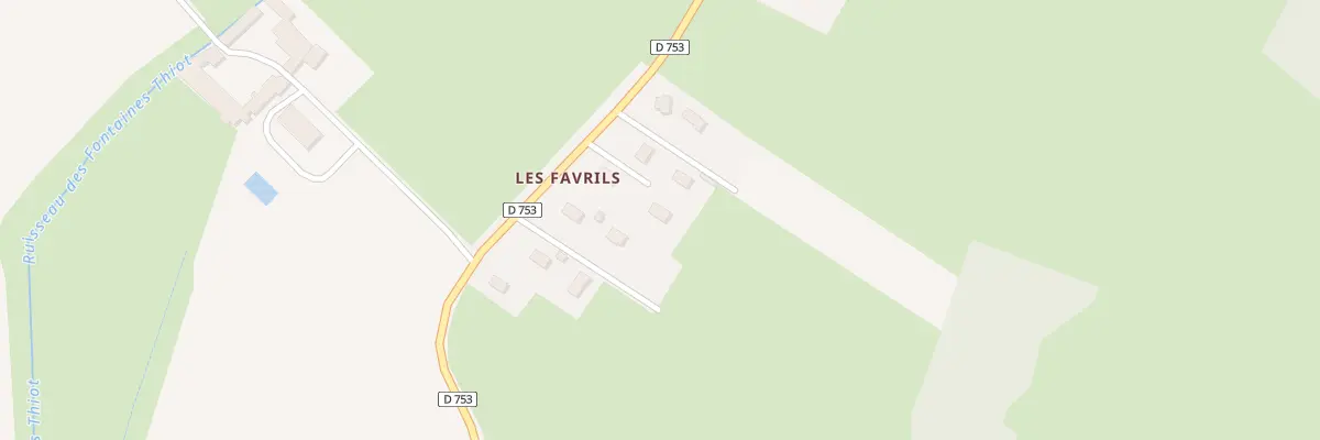 Plan du 32C Les Favrils à Sévigny