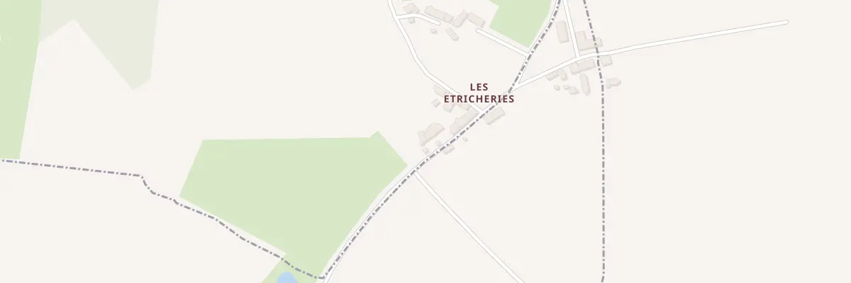 Plan du 20 Les Etricheries à Douillet