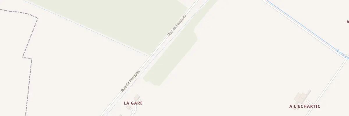 Plan du 5 All de la Gare à Termes-d’Armagnac