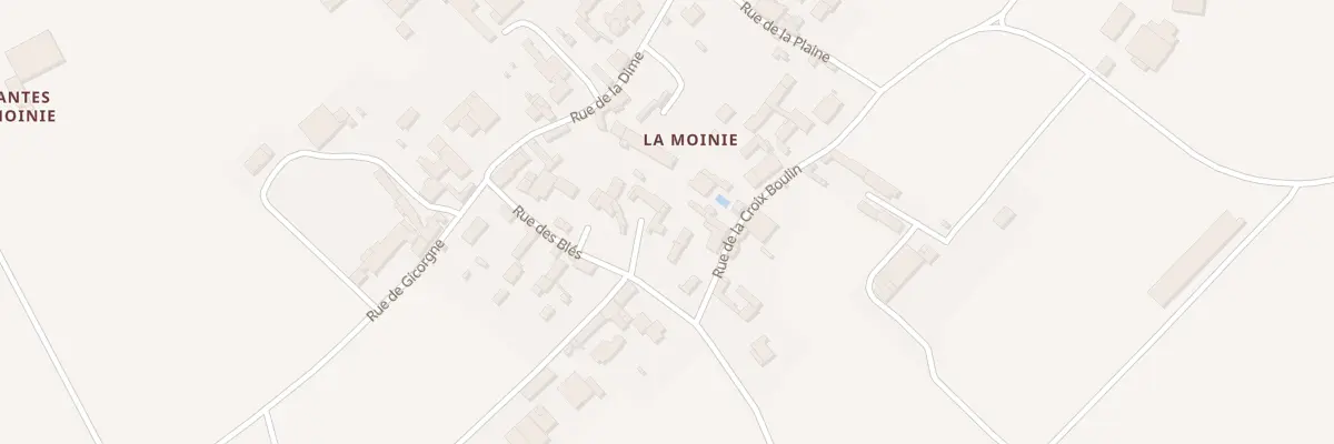 Plan du 1 Rue des Blés à Thénezay
