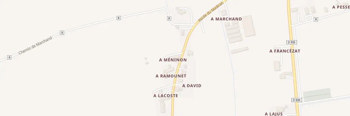 Plan du 5058 Rte du Madiran à Cahuzac-sur-Adour