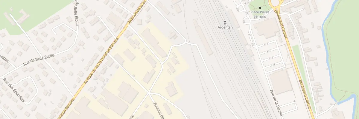 Plan du 5 Rue du Commerce à Argentan