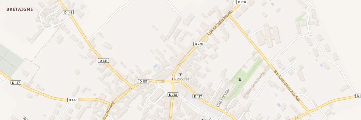 Plan du 11 Rue de Saint-Martin à Thénezay