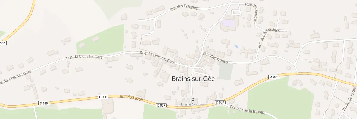 Plan du 6 Rue du Clos des Gars à Brains-sur-Gée