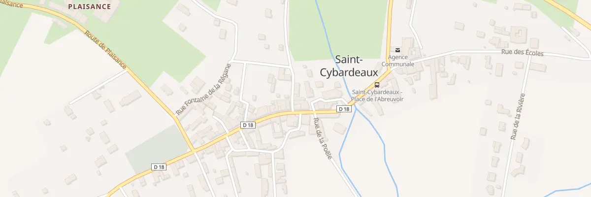 Plan du 20 Rue du Pont Reine à Saint-Cybardeaux