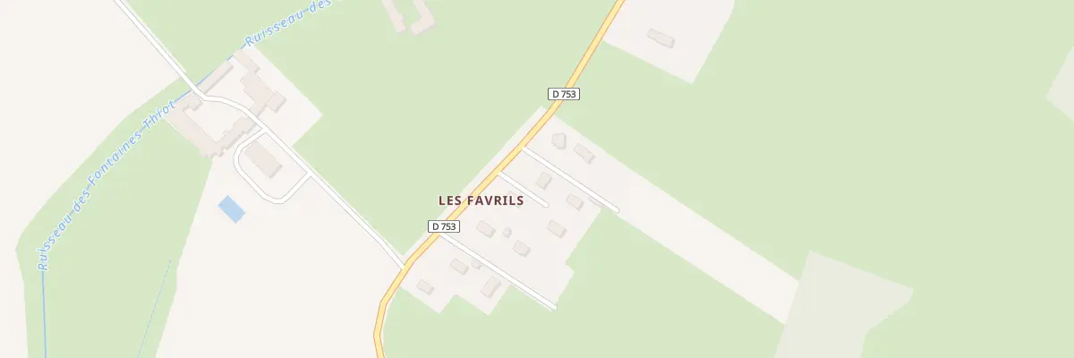 Plan du 32A Les Favrils à Sévigny