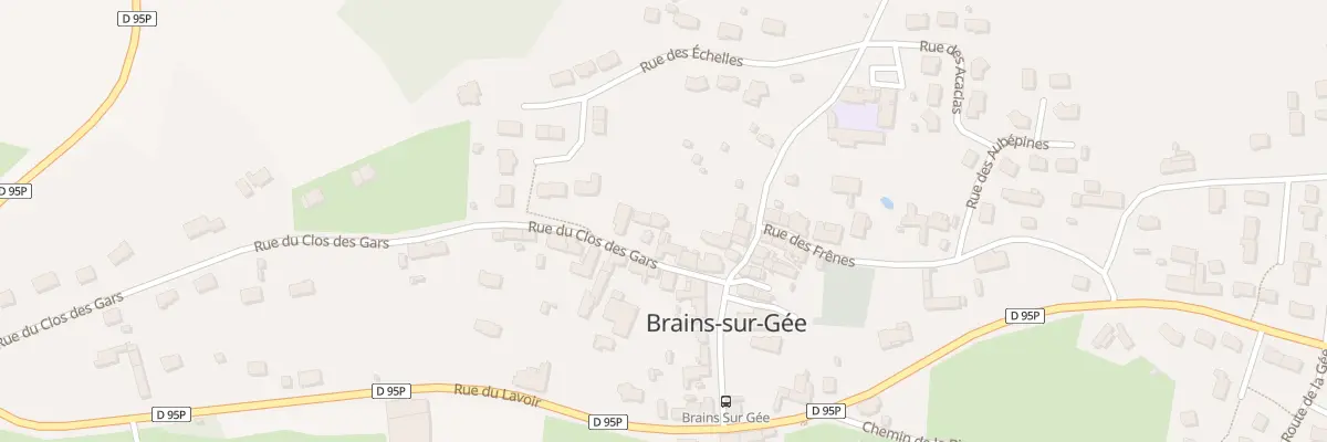 Plan du 8 Rue du Clos des Gars à Brains-sur-Gée